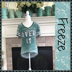 Pick 3 for $9 Freeze high low graphic tee, size M